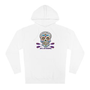 Asheville Strong Sugar Skull Unisex Hooded Sweatshirt