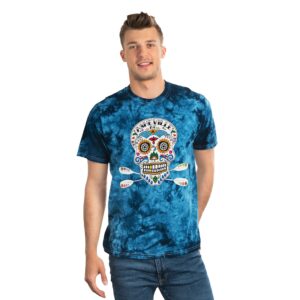 Tie-Dye Tee Asheville Sugar Skull